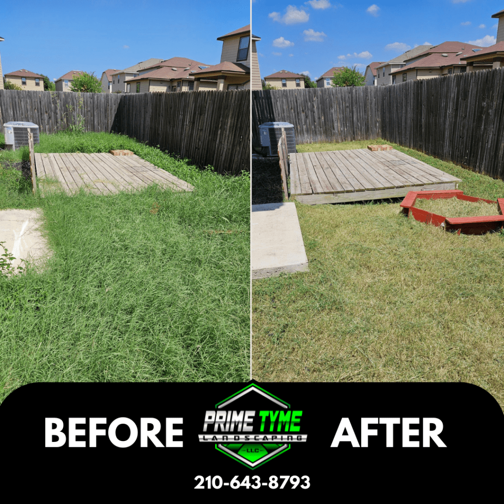 Lawn care in San Antonio by Prime Tyme Landscaping